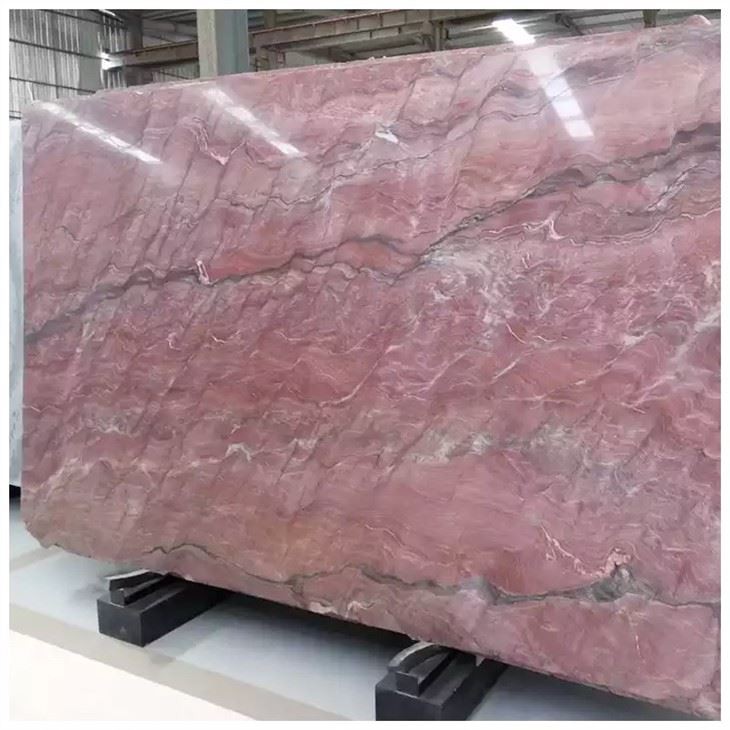 Red Exotic Fusion Quartzite Slab
