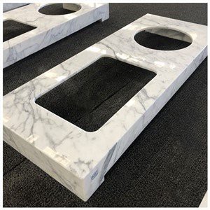 Statuario Marmor kjøkkenbenkeplate