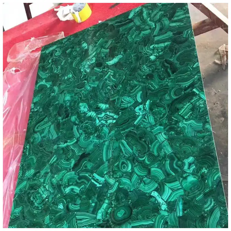 Malachite Green Semi-Precious Gemstone Tiles