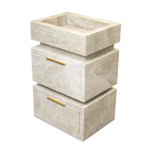 Taj Mahal Quartzite 2 Drawer Integrated Sinks2 Taj Mahal Quartzite 2 Drawer Integrated Sinks2