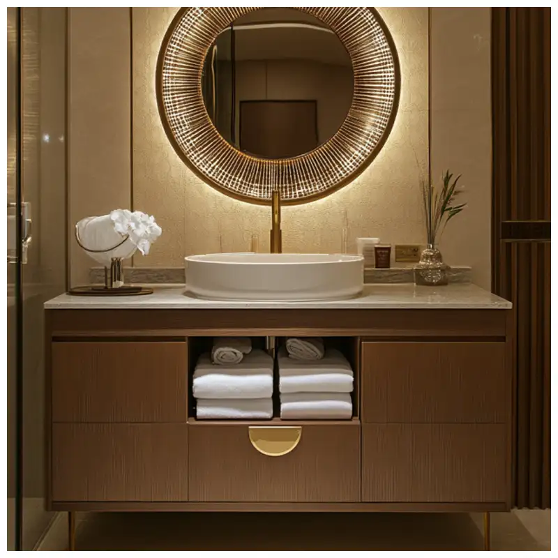 Vanity Sink Cutout and Drawer Clearance for Hotel Bathroom Packages Vanity Sink Cutout and Drawer Clearance for Hotel Bathroom Packages