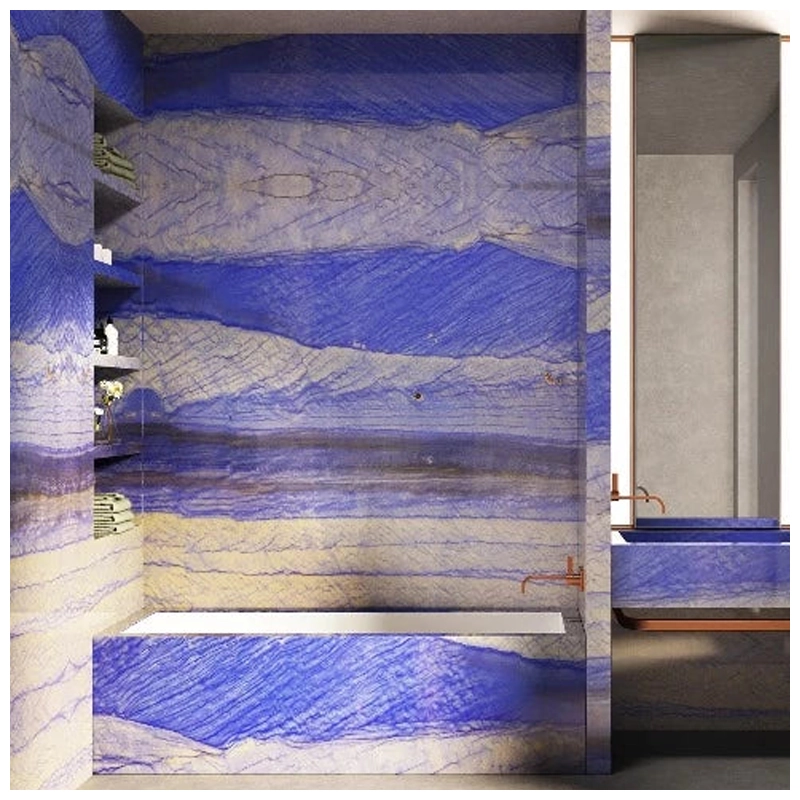 Azul Macuabas Quartzite Bathroom Projects-KA UNITED Azul Macuabas Quartzite Bathroom Projects-KA UNITED