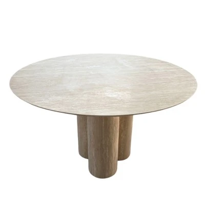 Beige Travertin Spisebord