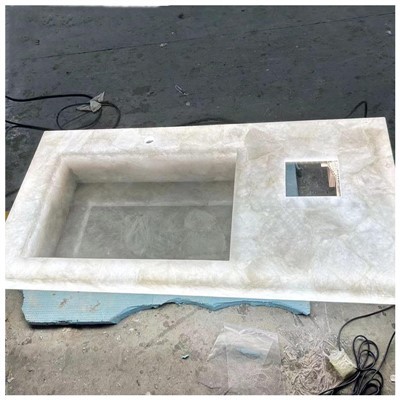 Clear Quartz benkeplate